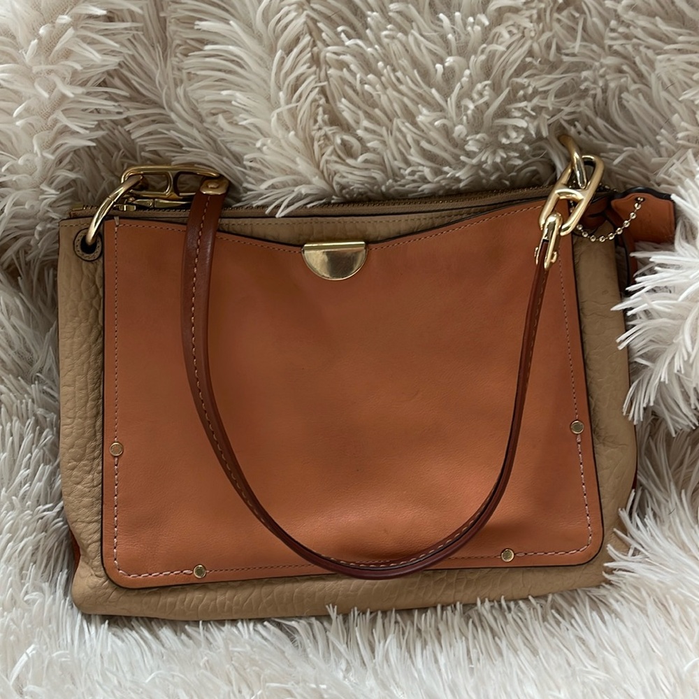 Coach leather / suede bag